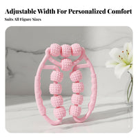 Adjustable 12-Wheel Leg Roller, Muscle Relief, Stretching Tool