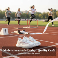 Student Fitness Exam Shoes, Three-in-One Sports Athletic Shoes for Girls, 2025 Autumn Winter, Running, Jumping, Training