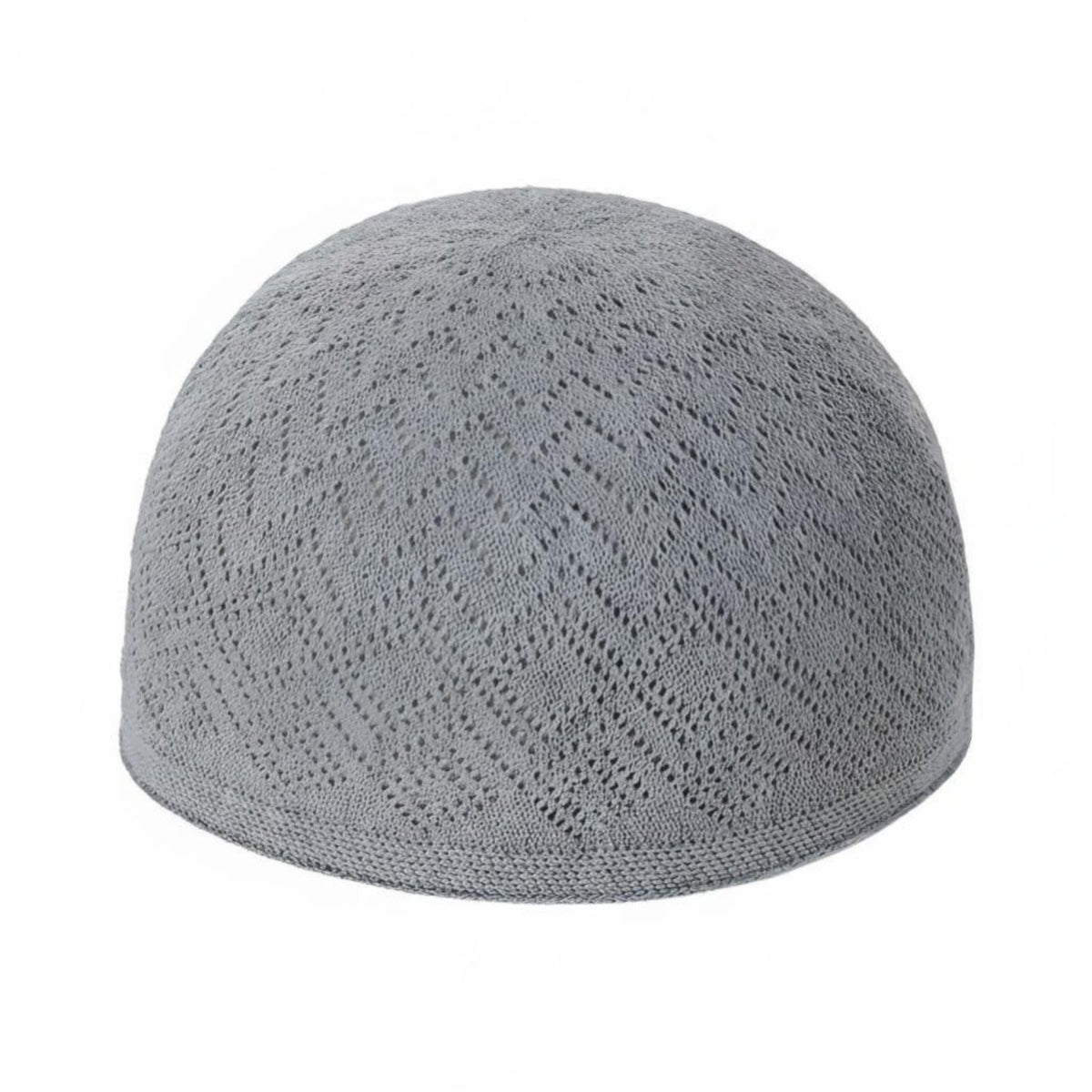 Men's Mesh Kufi Cap, Knitted Yarn, Breathable, Simple Arab Design, Four Seasons, Comfortable, Multiple Colors