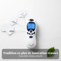 Dual Output Electrotherapy Device, EMS Stimulator, Multifunction Massage Pads