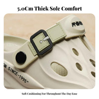 Men's Clog Sandals, Summer Sports, Closed Toe, Non-Slip, Outdoor Beach Shoes