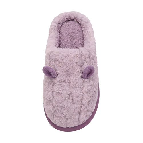 Plush Cotton House Shoes, Thick Sole, Women's Indoor Home Shoes, Winter Warm, Non-Slip Foam, Snug Fleece