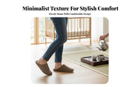 Minimalist Japanese design house shoes, quiet Soft Sole, pair, All Season Indoor Use