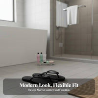 Portable Foam House Shoes, Foldable Travel Non-Slip, Hotel Bath