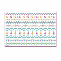 Easter Glow Oval Temporary Skin Decal Stickers, Holiday Party Decoration, Waterproof, Random Design
