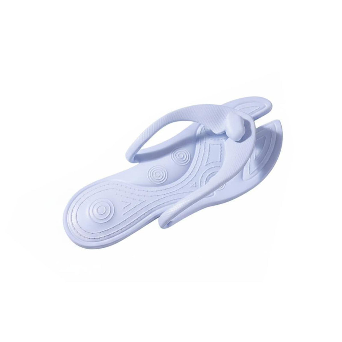 Foldable Travel Flip Flops, Lightweight Non-Slip House Shoes, Bathroom Use