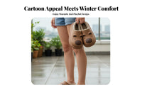 Capybara Cartoon house shoes, Waterproof, Non-Slip, Plush, Warm, Thick Sole, Winter Shoes for Women & Men