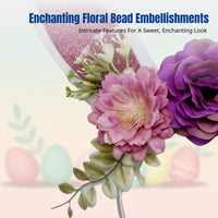 Bunny Ear Headband, Easter Cartoon Hairband, Cute Floral, Kids & Adults