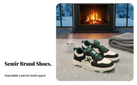 Men's relaxed board Shoes, Winter Fleece Lined Low-Top athletic shoes, Warm Youth athletic look