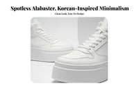 Cream Height Increasing Shoes, Elevated Sole, Korean Trend, Discreet Boost, Everyday, Cosplay