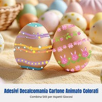 Temporary Skin Decal Sticker, Easter Shiny Oval, Party, DIY, Random Design