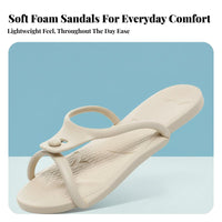 Non-Slip Foldable Travel Sandals, Lightweight Foam Slides, Portable House Shoes for Home and Hotel