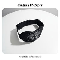 EMS Abdominal Belt, Rechargeable, No Gel Needed, Unisex Fitness