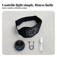 EMS Abdominal Belt, Rechargeable, No Gel Needed, Unisex Fitness