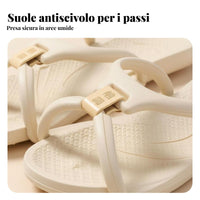 Foldable Travel Sandals, Portable Foam Soft Sole, Non-Slip Beach