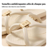 Foldable Travel Sandals, Portable Foam Soft Sole, Non-Slip Beach