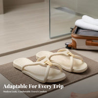 Foldable Travel Sandals, Portable Foam Soft Sole, Non-Slip Beach