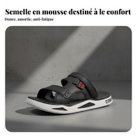 Men's Outdoor Sandals, Soft Sole, Anti-Slip, Roomy Fit