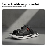 Men's Outdoor Sandals, Soft Sole, Anti-Slip, Roomy Fit