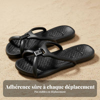 Faltbare Schaum-Schuhe, tragbar, rutschfeste Softsohle, Sommer-Strandsandalen
