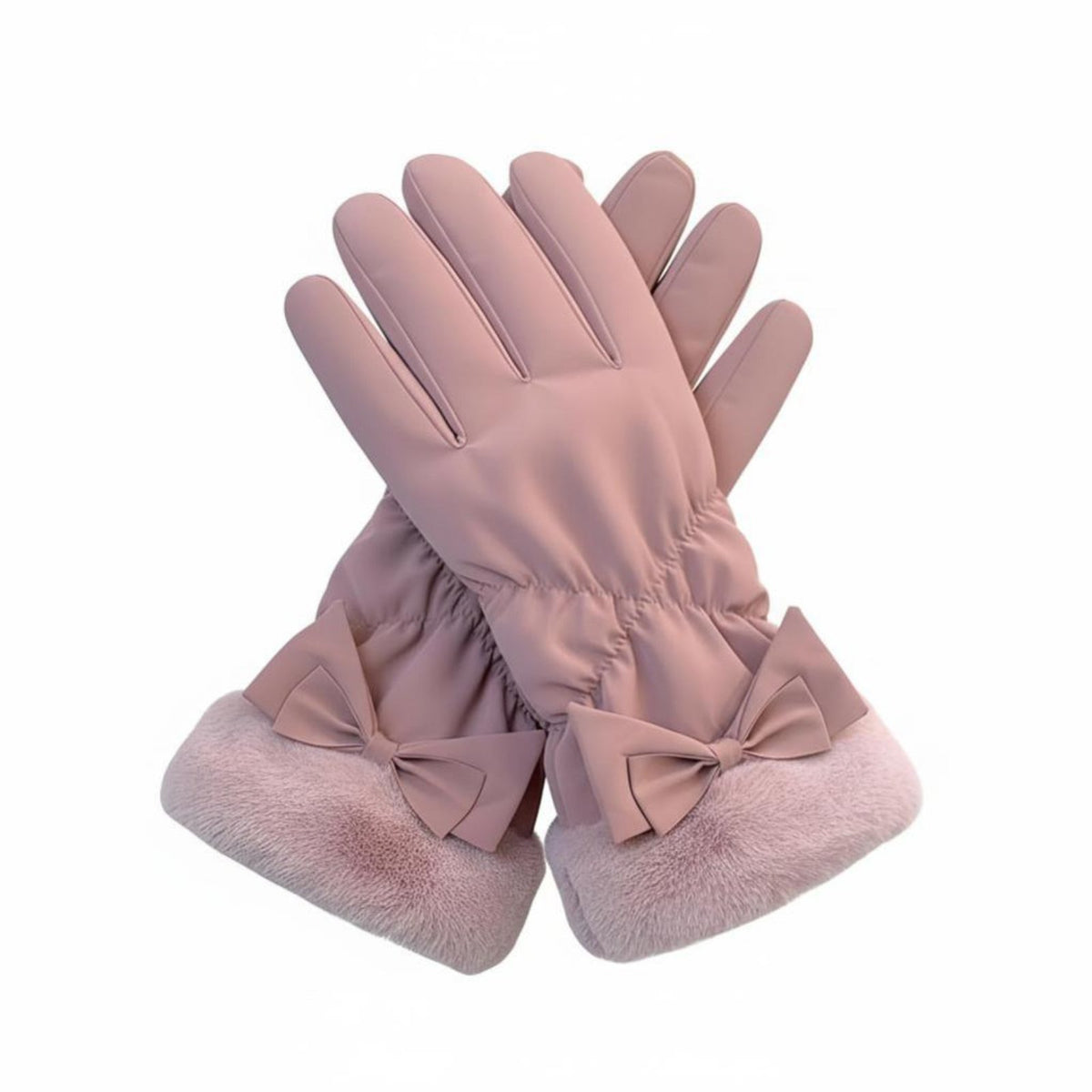 Windproof Thermal Gloves for Women, Screen-Compatible, Skiing Cycling Winter