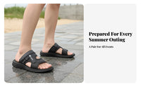 Breathable Thick Sole Sandals, Men's Summer Non-Slip Beach Shoes, Outdoor Relaxed Versatile