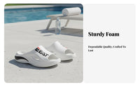 Foam Men's House Shoes, Summer Anti-Slip Lightweight Sandals, Comfortable Youth Indoor Outdoor Slides