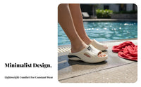 Foam Men's House Shoes, Summer Anti-Slip Lightweight Sandals, Comfortable Youth Indoor Outdoor Slides