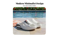 Foam Men's House Shoes, Summer Anti-Slip Lightweight Sandals, Comfortable Youth Indoor Outdoor Slides