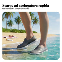 Men's Beach Clog Sandals, Breathable, Thick Sole, Anti-Slip, Closed Foot