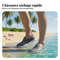 Men's Beach Clog Sandals, Breathable, Thick Sole, Anti-Slip, Closed Foot