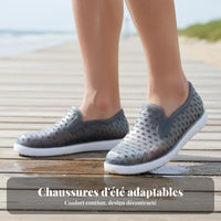 Men's Beach Clog Sandals, Breathable, Thick Sole, Anti-Slip, Closed Foot