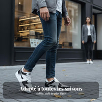 Men's Height Boost Shoes, Discreet 10cm Elevation, Autumn Winter, Couple Style