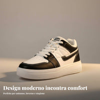 Men's Height Boost Shoes, Discreet 10cm Elevation, Autumn Winter, Couple Style