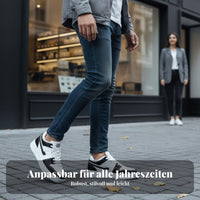 Men's Height Boost Shoes, Discreet 10cm Elevation, Autumn Winter, Couple Style