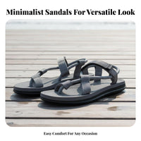 Summer Men's Sandals, Flip Flops, Anti-Slip Beach Slides, Versatile, Breathable, Relaxed, Korean Style