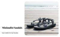 Summer Men's Sandals, Flip Flops, Anti-Slip Beach Slides, Versatile, Breathable, Relaxed, Korean Style