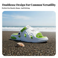 Thick sole sandals for men, 2025 summer breathable anti-slip versatile driving beach house shoes