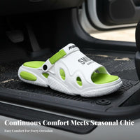 Thick sole sandals for men, 2025 summer breathable anti-slip versatile driving beach house shoes