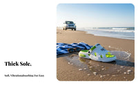 Thick sole sandals for men, 2025 summer breathable anti-slip versatile driving beach house shoes