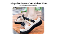 Women's Summer Platform Sandals, Ribbon Knot, Stylish, Non-Slip, Indoor Outdoor, Relaxed