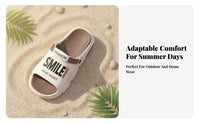 Men's Summer Outdoor Slides, 2025 Versatile Sandals, Non-Slip Thick Sole, Lightweight Foam Beach Shoes