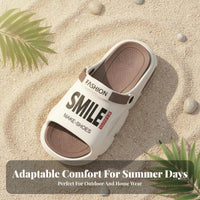 Men's Summer Outdoor Slides, 2025 Versatile Sandals, Non-Slip Thick Sole, Lightweight Foam Beach Shoes