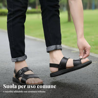 Men's Summer Sandals, Anti-Slip, Two-Way Flip-Flops, Relaxed, Waterproof