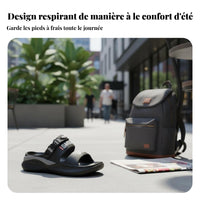 Men's Sandals, Summer, Anti-Slip, Breathable, Soft Sole, Trendy Slides