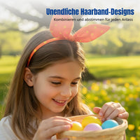Kids Cartoon Bunny Ear Headband, Easter, Cute Ribbon, Random Design