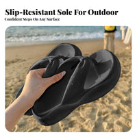 Thick Sole Flip Flops, Women's Summer Foam Sandals, Slip-On, Anti-Slip, Stylish