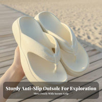 Thick Sole Flip Flops, Women's Summer Foam Sandals, Slip-On, Anti-Slip, Stylish