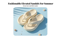 Thick Sole Flip Flops, Women's Summer Foam Sandals, Slip-On, Anti-Slip, Stylish