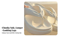 Thick Sole Flip Flops, Women's Summer Foam Sandals, Slip-On, Anti-Slip, Stylish